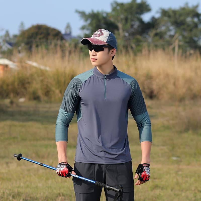 スポーツTシャツ 登山 アウトドア快適ハイキングシャツ