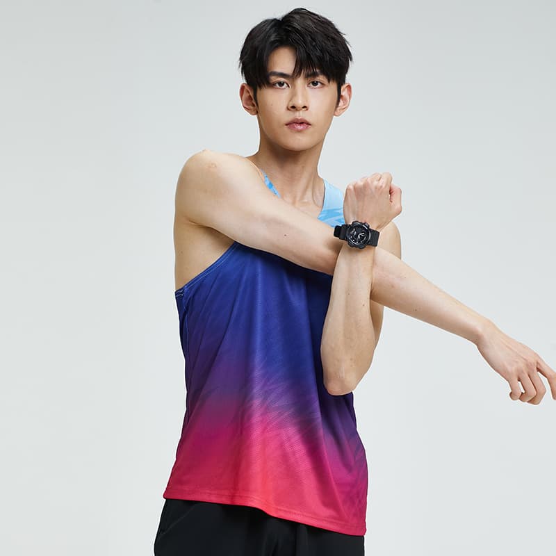 スポーツTシャツ グラデーションタンクトップ