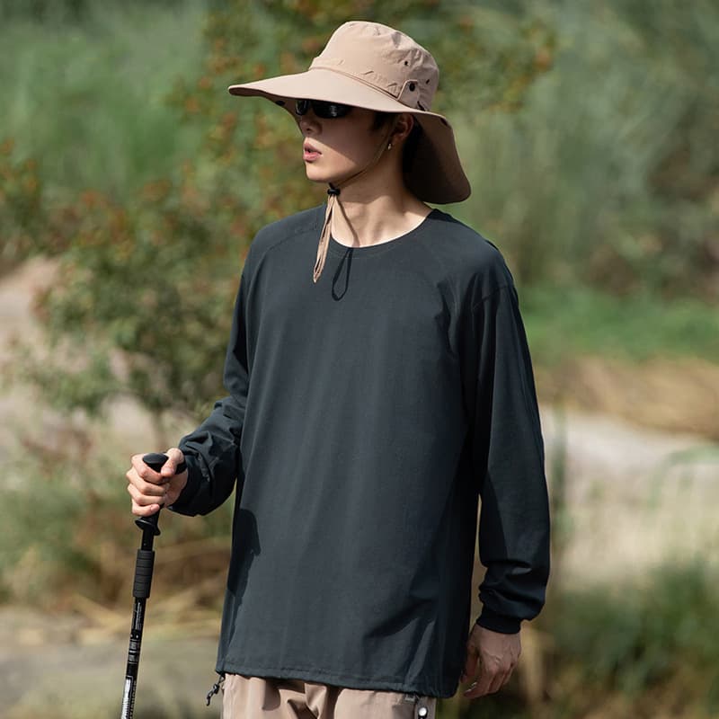 スポーツTシャツ 爽快登山ドライ長袖ウェア