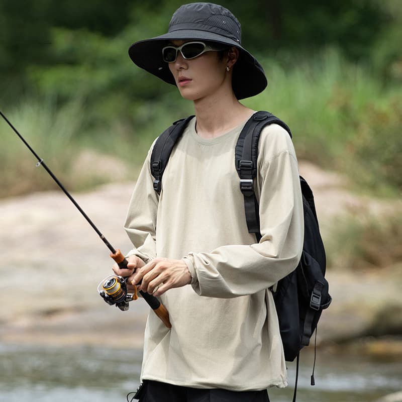 スポーツTシャツ 爽快登山ドライ長袖ウェア