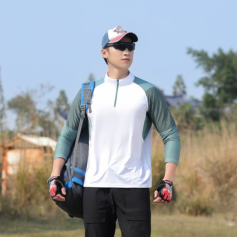 スポーツTシャツ 登山 アウトドア快適ハイキングシャツ