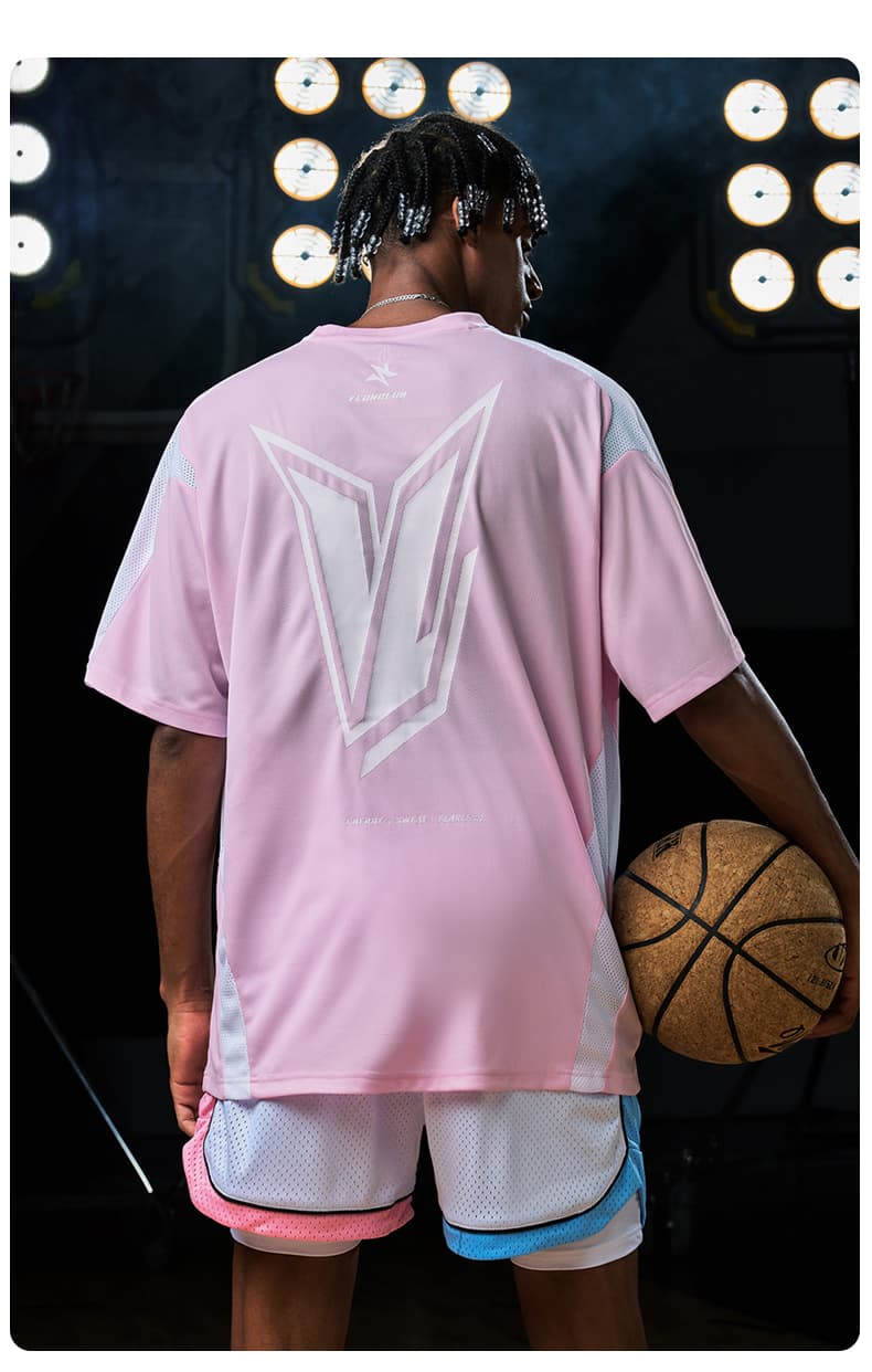 スポーツTシャツ 闘魂バスケットプレイヤー