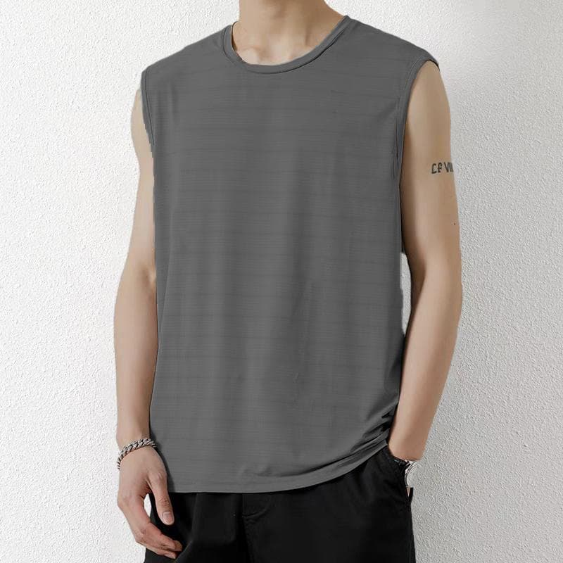 スポーツTシャツ 速乾ノースリーブ バスケット練習着