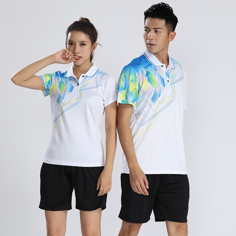 スポーツTシャツ バトミントン 疾風翔舞 バドミントンポロシャツ