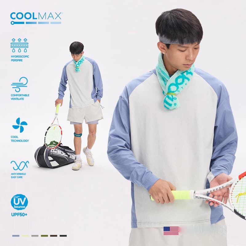 スポーツTシャツ 吸汗速乾長袖スポーツシャツ男女兼用全６色