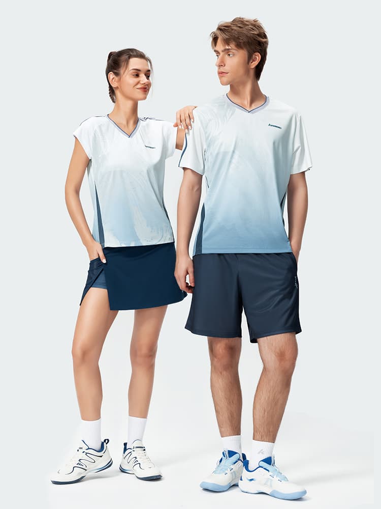 スポーツTシャツ バトミントン 羽舞ドリーム グラデーション