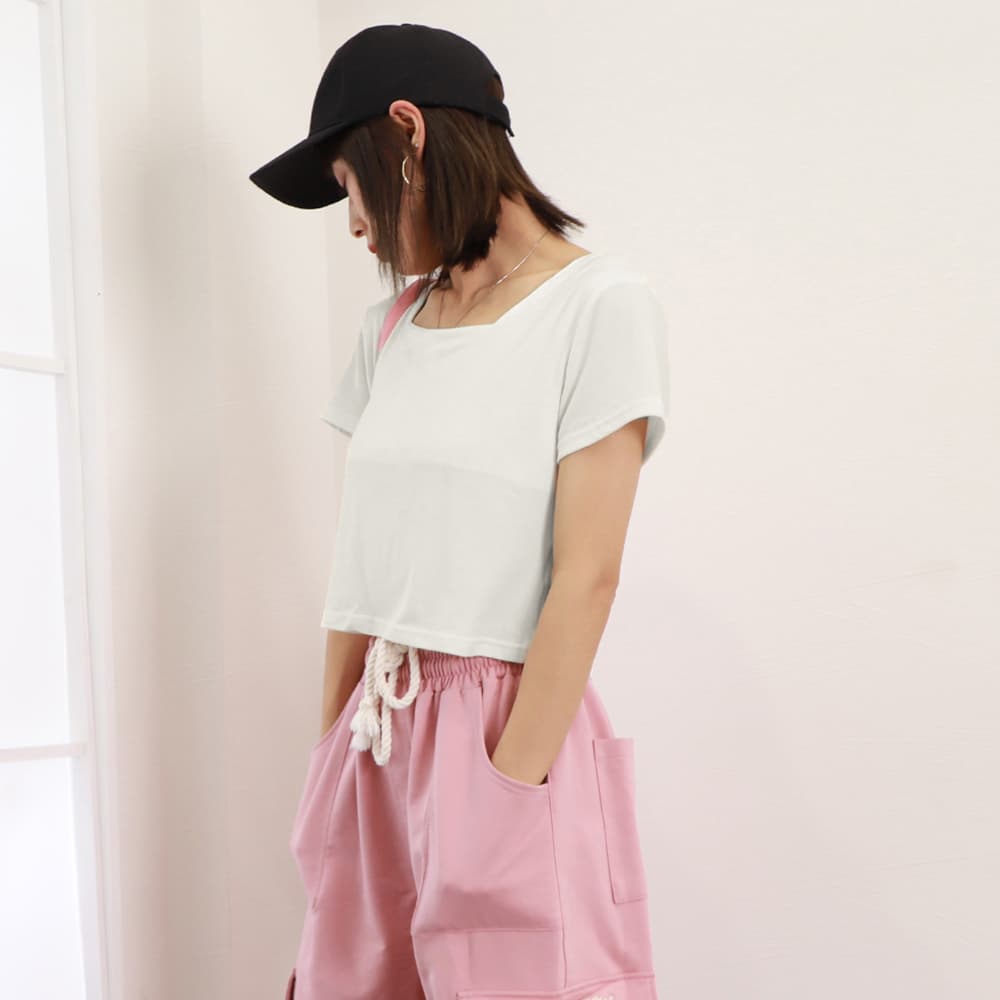 スポーツTシャツ スポーツ対応ショート丈半袖ティーシャツ レディース