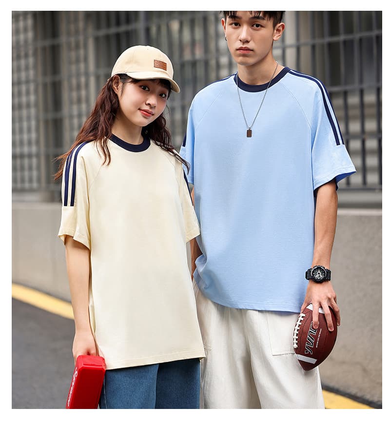 スポーツTシャツ 男女兼用 厚手生地 スポーツ半袖シャツ 全９色