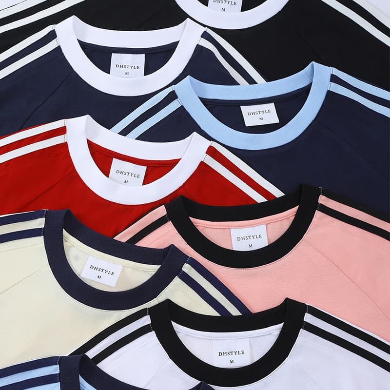 スポーツTシャツ 男女兼用 厚手生地 スポーツ半袖シャツ 全９色
