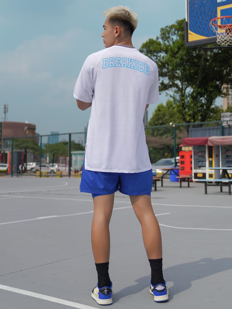 スポーツTシャツ バスケ アイスブレイクバスケット速乾シャツ