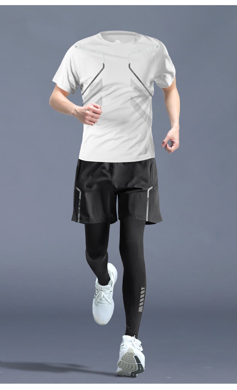 スポーツTシャツ ランニング 瞬速ライン 高機能ランニングシャツ