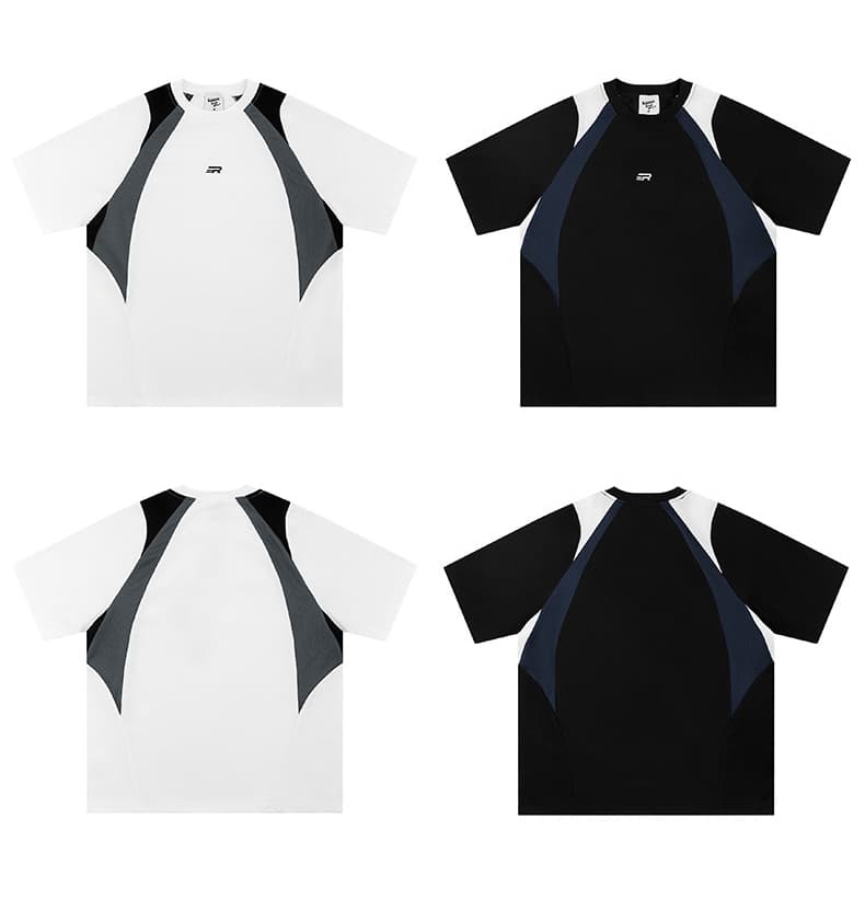 スポーツTシャツ 男女兼用スポーツ半袖シャツ 通気性メッシュ素材 全2色