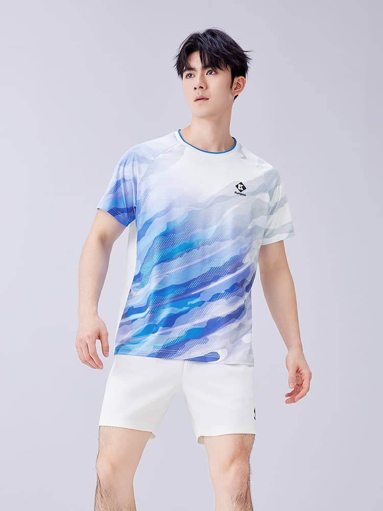 スポーツTシャツ バトミントン 波動クールウェア バドミントン