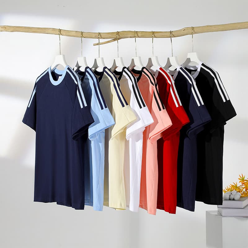 スポーツTシャツ 男女兼用 厚手生地 スポーツ半袖シャツ 全９色