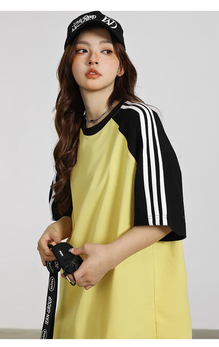スポーツTシャツ 男女兼用スポーツ風半袖シャツ カジュアル