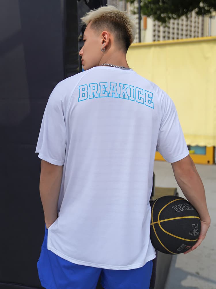 スポーツTシャツ バスケ アイスブレイクバスケット速乾シャツ
