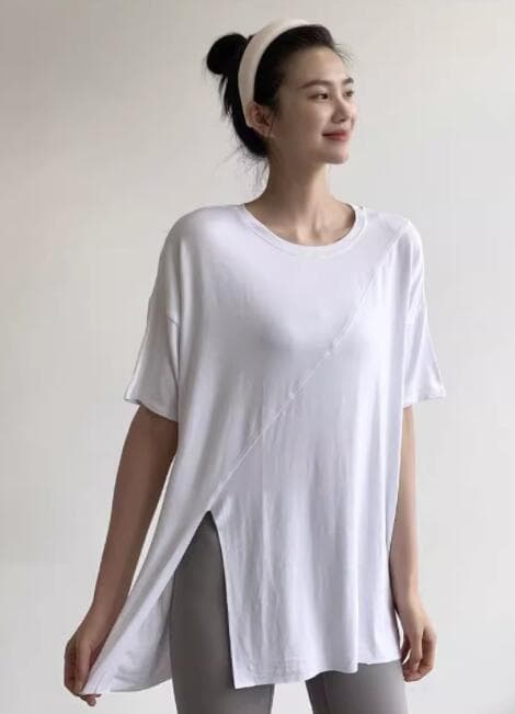 スポーツTシャツ レディース速乾半袖ティーシャツ ヨガフィットネス用