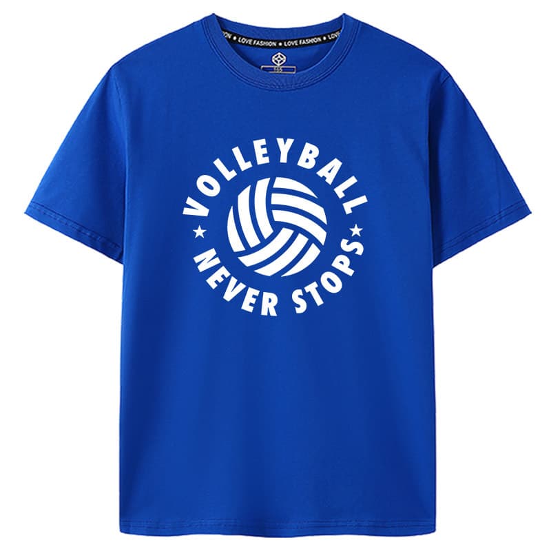 スポーツTシャツ バレーボール 常勝バレーボール円形ロゴTシャツ