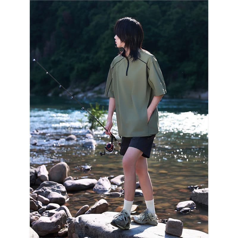 スポーツTシャツ 快適ランニング半袖ウェア