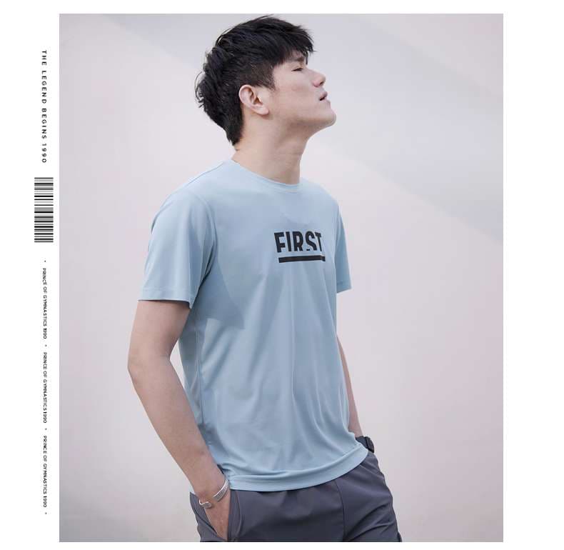 スポーツTシャツ 軽量速乾メンズ半袖運動着白色無地