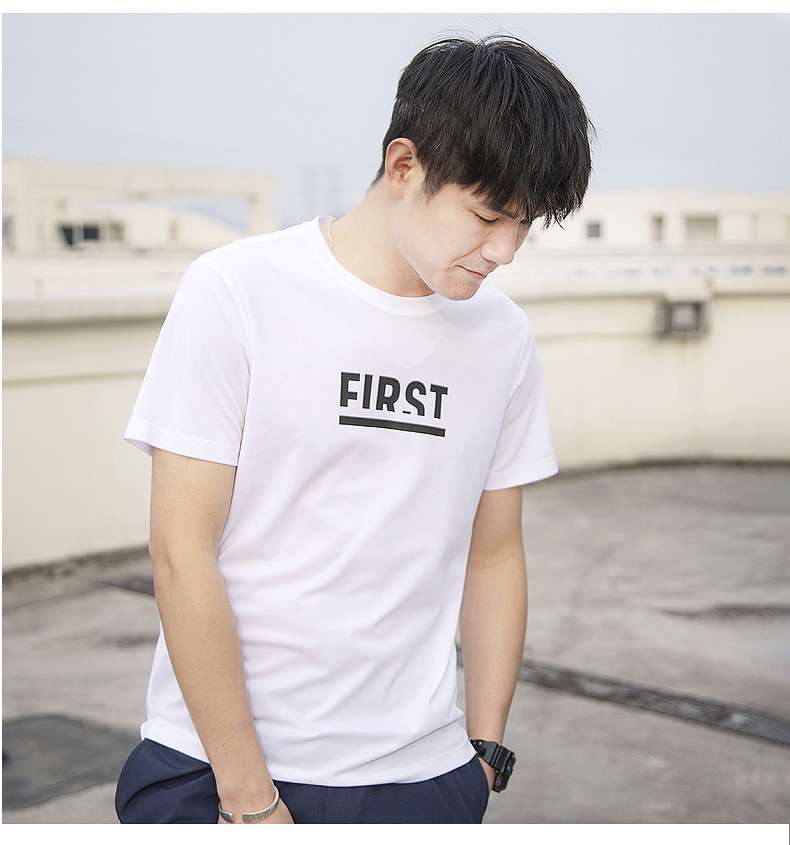 スポーツTシャツ 軽量速乾メンズ半袖運動着白色無地