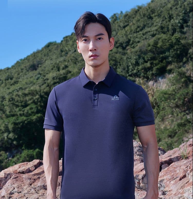 スポーツTシャツ 登山 スタイリッシュ山歩きポロシャツ