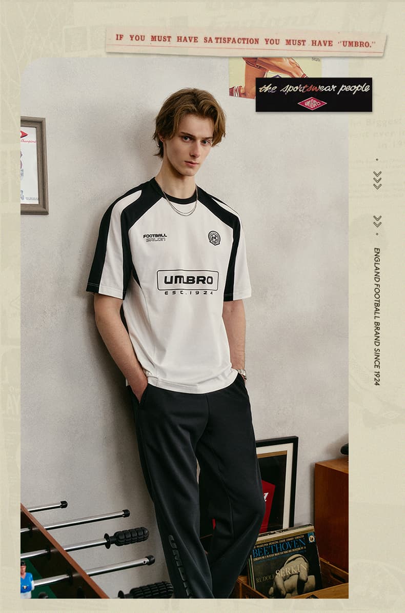 スポーツTシャツ レトロスタイルサッカーユニフォーム