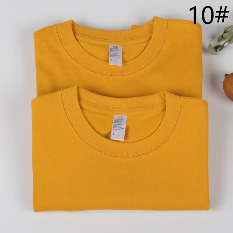 スポーツTシャツ 全10色展開 厚手無地半袖ランニングシャツ 綿100% 高品質スポーツ対応