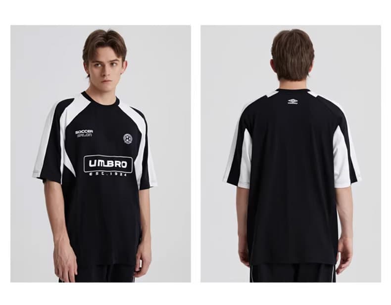 スポーツTシャツ レトロスタイルサッカーユニフォーム