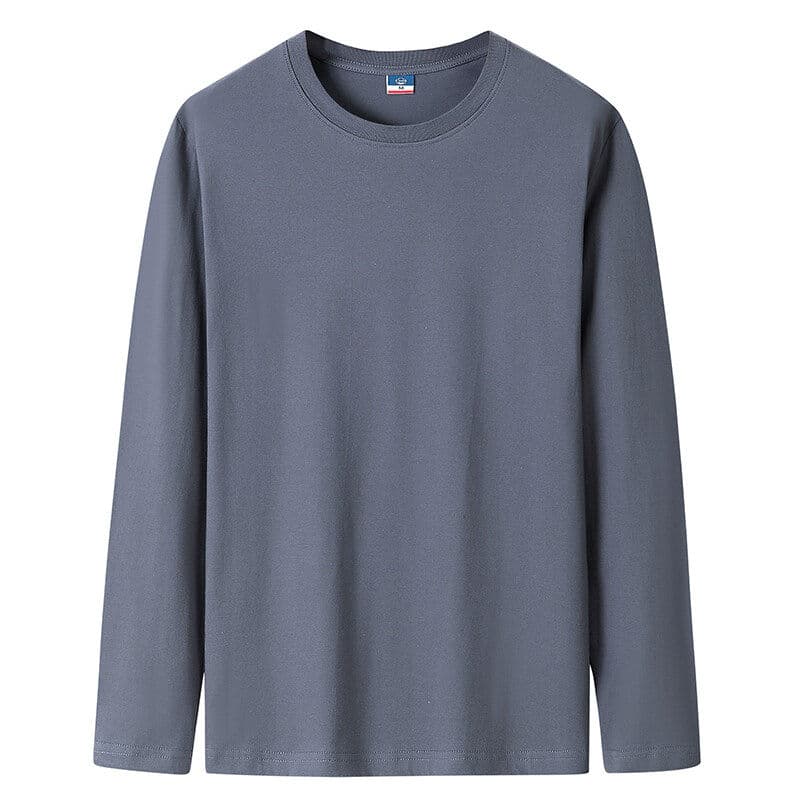 スポーツTシャツ バスケ練習用長袖無地スポーツTシャツ