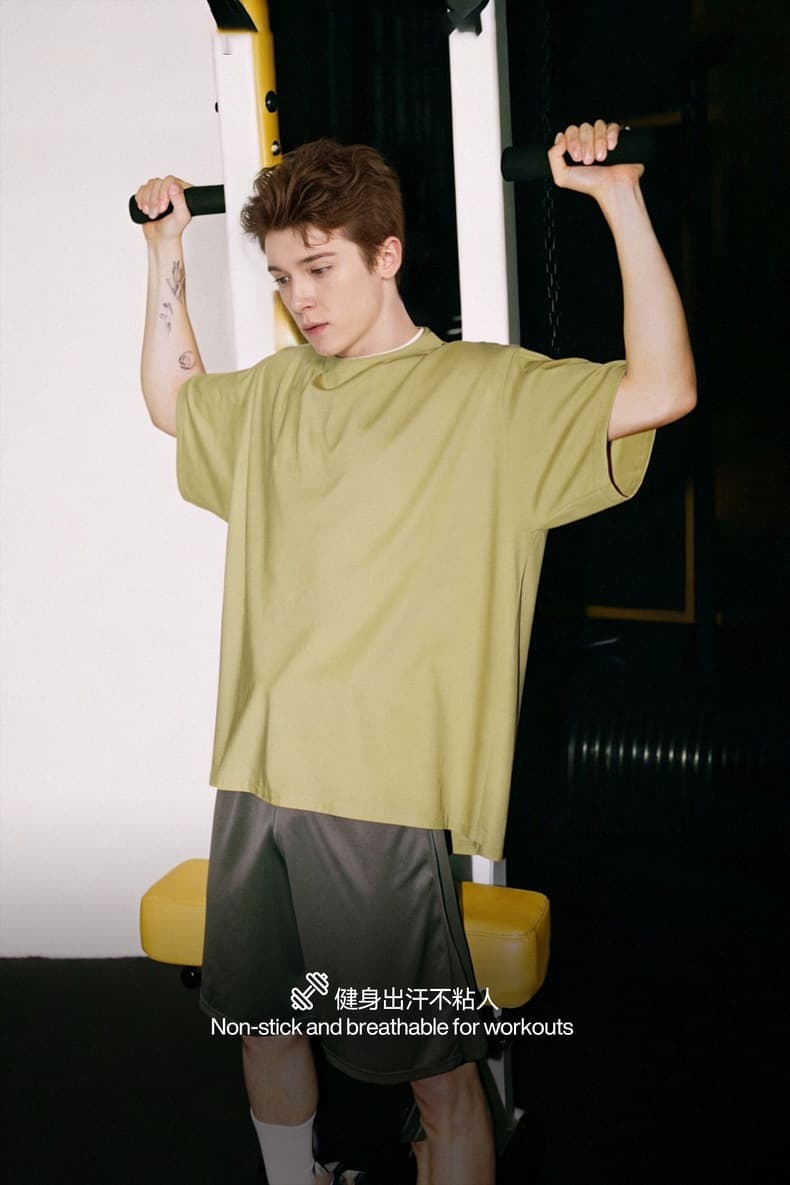 スポーツTシャツ メンズ無地速乾スポーツシャツ春夏新作全7色