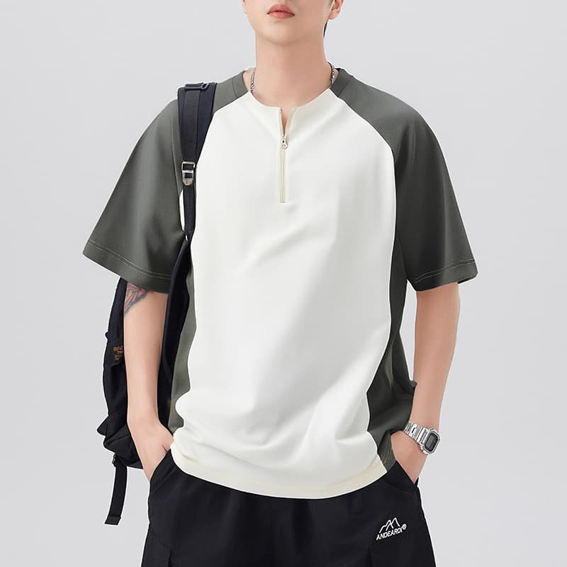 スポーツTシャツ ランニングハーフジップ 爽快ランナー