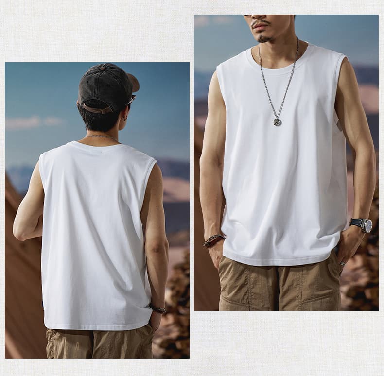 スポーツTシャツ 山頂を目指すノースリーブシャツ