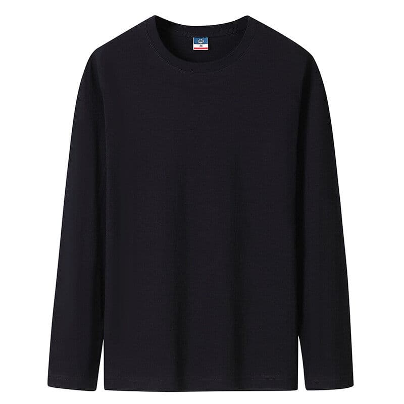 スポーツTシャツ バスケ練習用長袖無地スポーツTシャツ