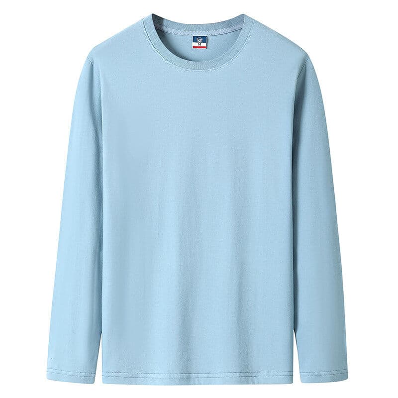 スポーツTシャツ バスケ練習用長袖無地スポーツTシャツ